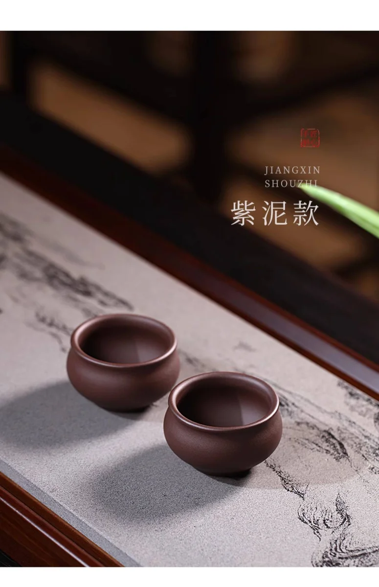 紫砂功夫茶杯个人专用主人杯单杯小茶杯茶盏紫砂杯单个茶碗品茗杯 详情图 29