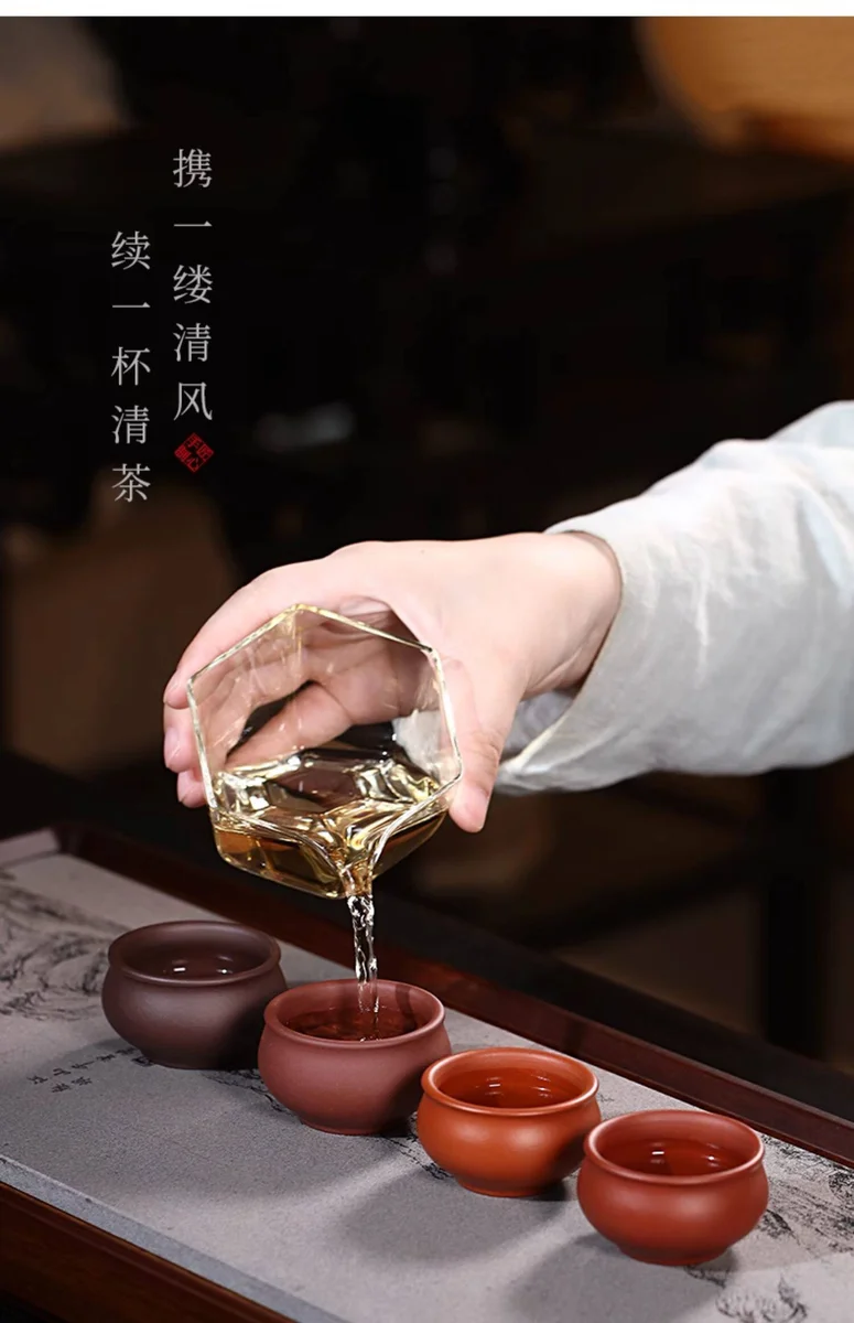 紫砂功夫茶杯个人专用主人杯单杯小茶杯茶盏紫砂杯单个茶碗品茗杯 详情图 5