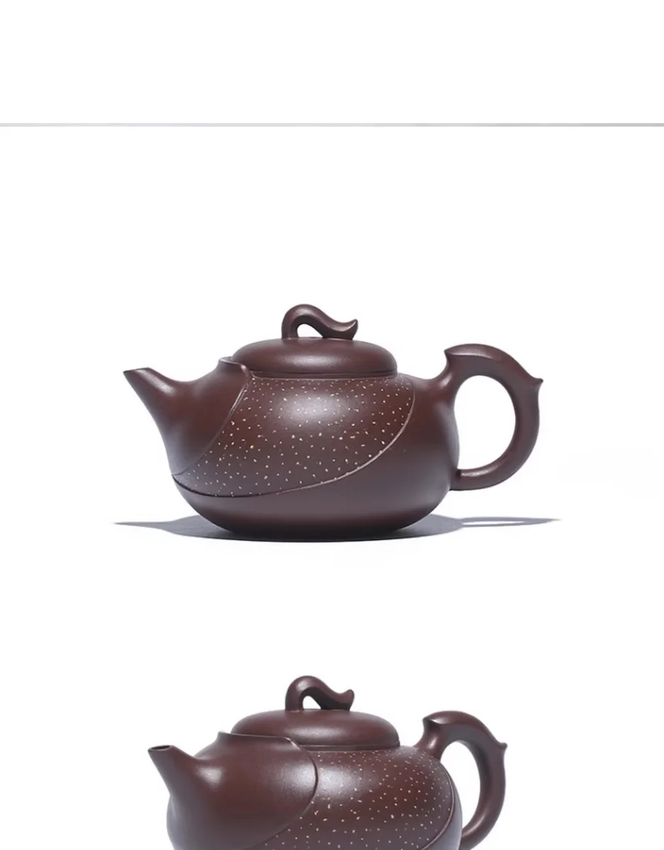 全手工倪新安紫砂壶纯手工名家茶壶大容量茶具正宗宜兴原矿老紫泥 详情图 16