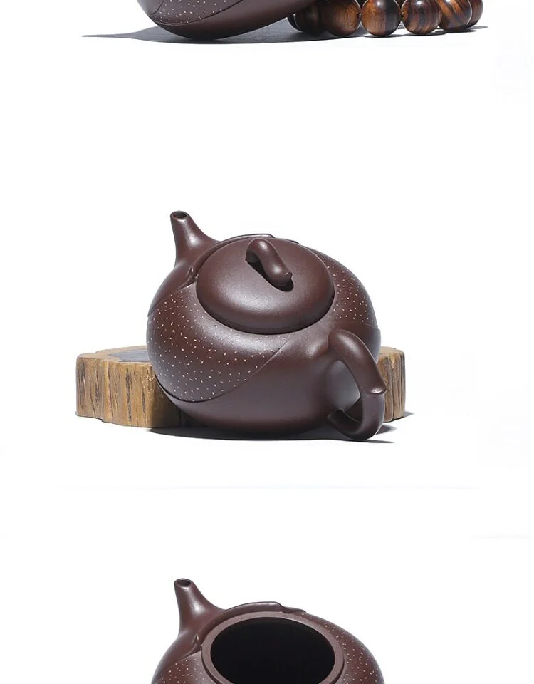 全手工倪新安紫砂壶纯手工名家茶壶大容量茶具正宗宜兴原矿老紫泥 详情图 18