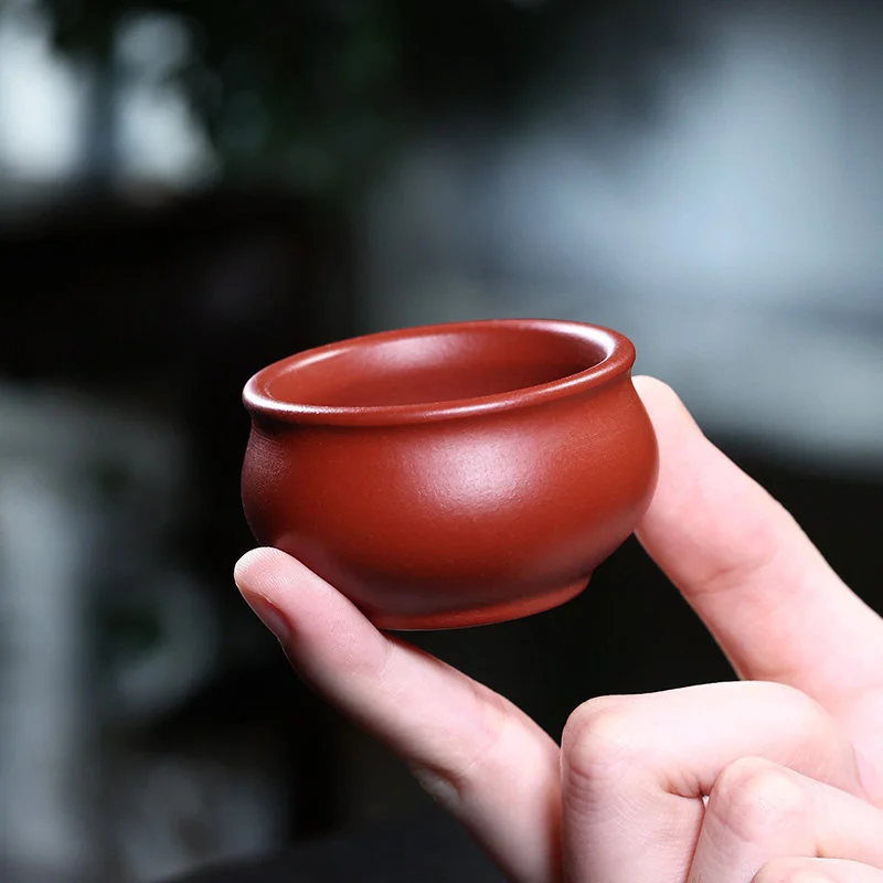 大红袍紫砂功夫茶杯个人专用主人杯单杯小茶杯茶盏品茗杯单个茶碗 - 4