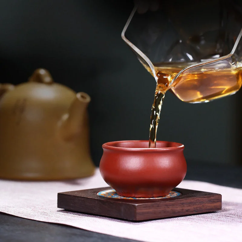 大红袍紫砂功夫茶杯个人专用主人杯单杯小茶杯茶盏品茗杯单个茶碗 - 5
