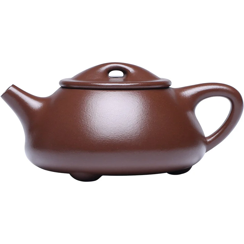 宜兴紫砂壶纯手工紫砂茶具单壶原矿家藏老紫泥家用泡茶壶景舟石瓢