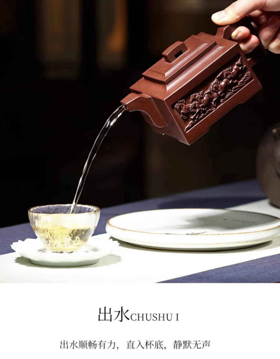 宜兴名家纯手工方形紫砂壶四方茶壶单壶家用茶具全手工方壶一人用 详情图 14