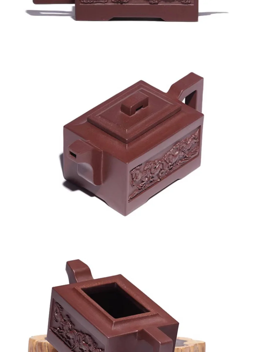 宜兴名家纯手工方形紫砂壶四方茶壶单壶家用茶具全手工方壶一人用 详情图 17