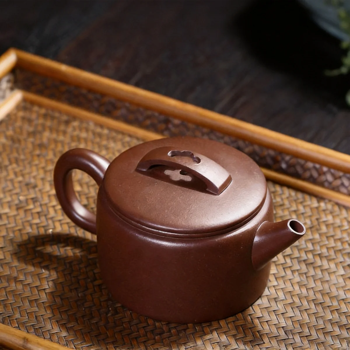 宜兴紫砂壶纯手工小品功夫茶具原矿老紫泥茶壶泡茶家用大口汉瓦壶