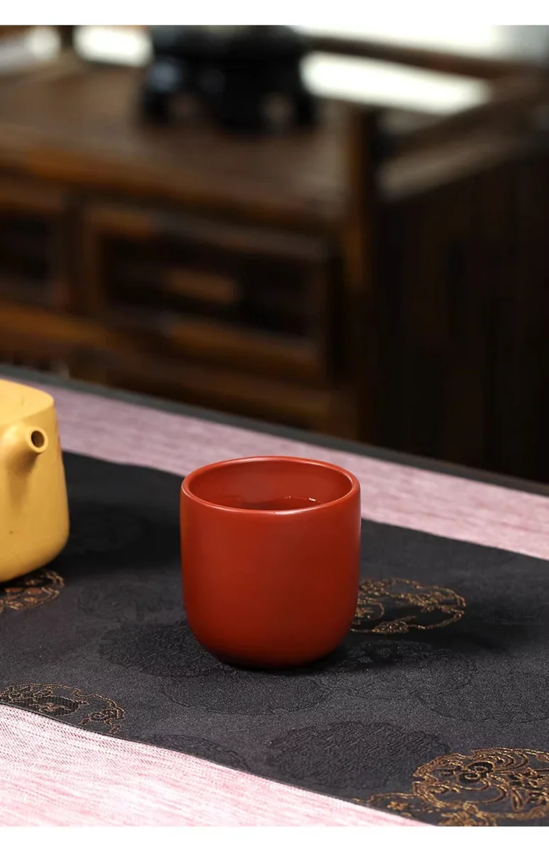 宜兴紫砂品茗杯功夫茶杯个人专用小茶盏茶碗原矿大红袍清饮主人杯 详情图 4
