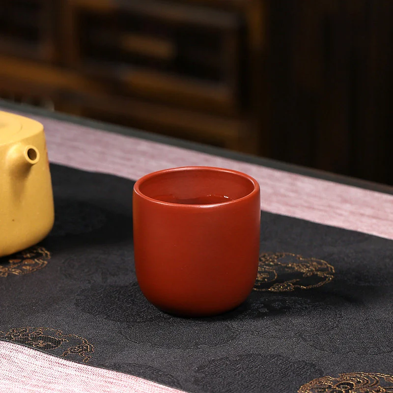 宜兴紫砂品茗杯功夫茶杯个人专用小茶盏茶碗原矿大红袍清饮主人杯 - 5