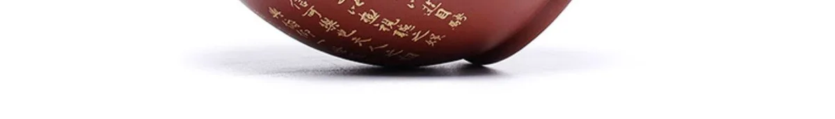 宜兴功夫茶杯纯手工描金刻绘主人杯大红袍品茗杯个人专用紫砂小杯 详情图 20