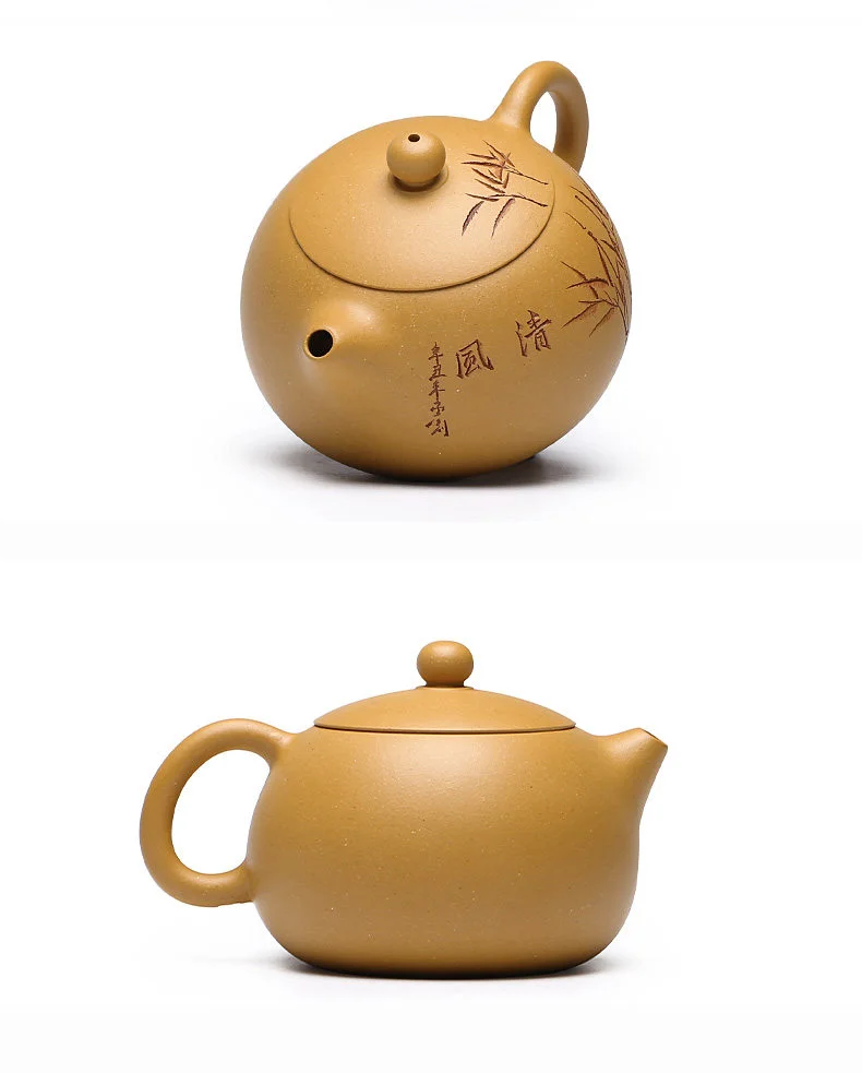黄金段泥宜兴名家紫砂壶纯手工小茶壶单人家用茶具小号西施壶单壶 详情图 20