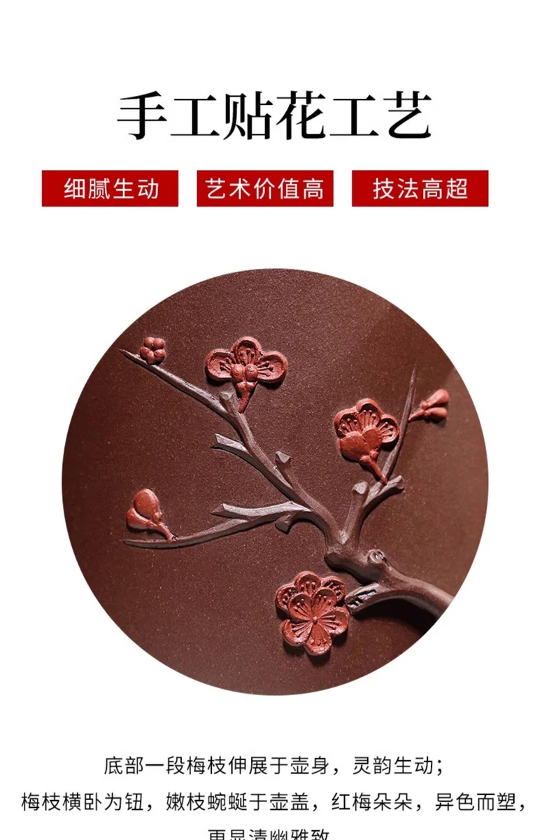 纯手工紫砂茶杯宜兴茶具个人专用主人杯单杯办公室男士紫砂杯带盖 详情图 7
