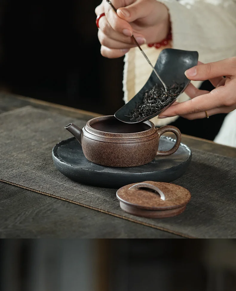 古悦堂 纯手工泡茶壶2026新款宜兴紫砂家用小品一人小壶 双线汉瓦 详情图 7