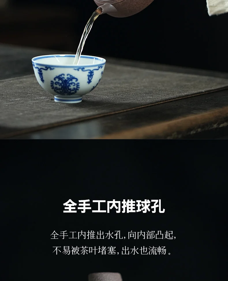 古悦堂 纯手工泡茶壶2026新款宜兴紫砂家用小品一人小壶 双线汉瓦 详情图 14