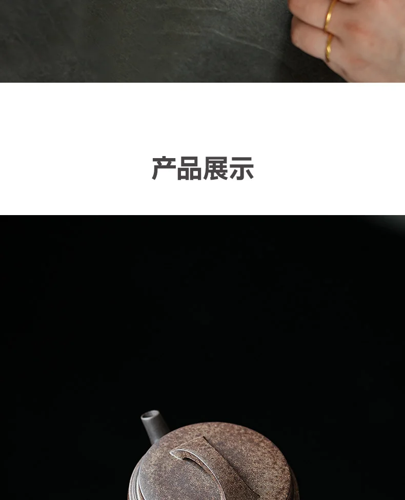 古悦堂 纯手工泡茶壶2026新款宜兴紫砂家用小品一人小壶 双线汉瓦 详情图 17