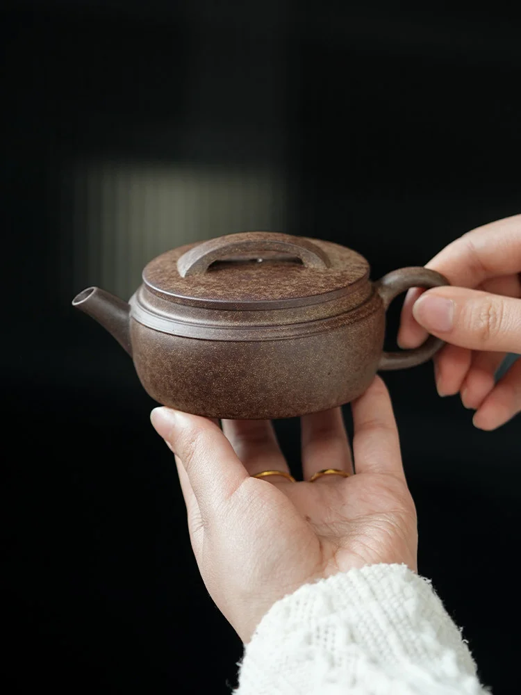 古悦堂 纯手工泡茶壶2026新款宜兴紫砂家用小品一人小壶 双线汉瓦 - 6