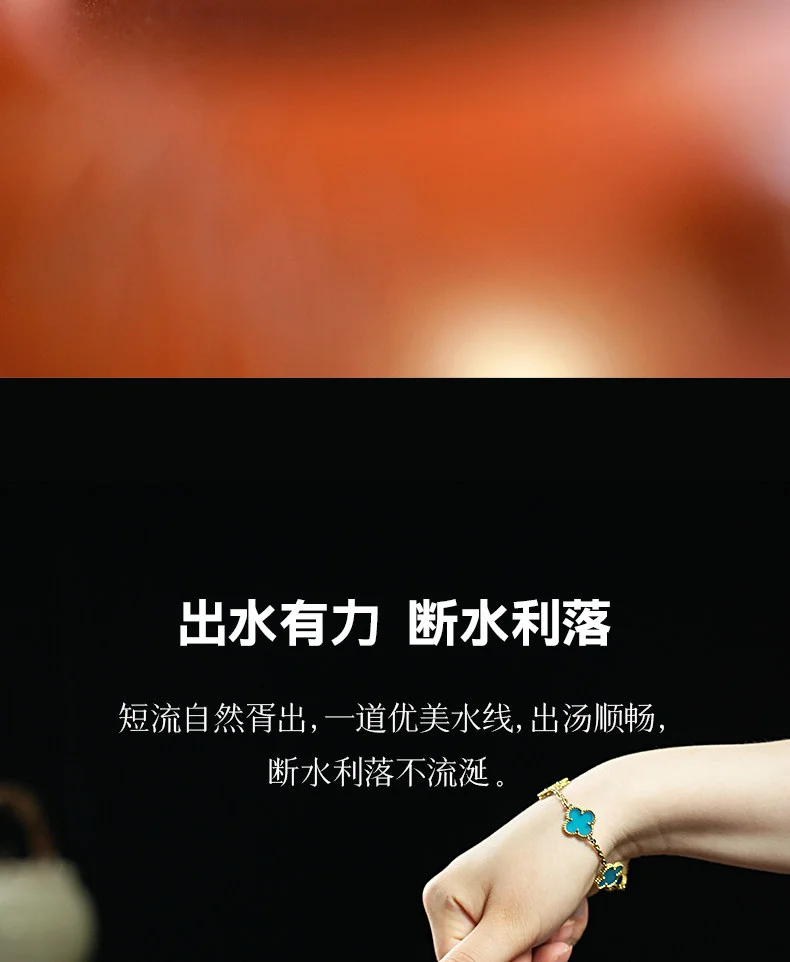 古悦堂纯手工家用泡茶茶壶原矿紫砂壶新款个人专用茶具竹韧西施壶 详情图 17