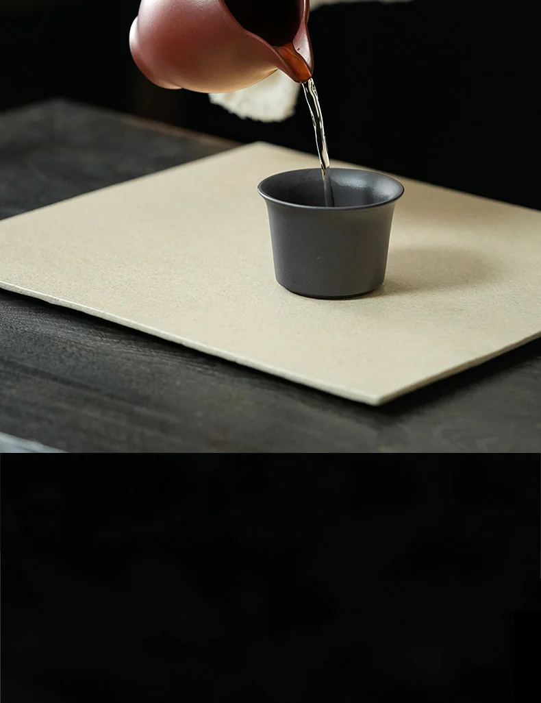 古悦堂宜兴紫砂茶具纯手工泥绘公道杯新款茶水分茶器 紫泥公道杯 详情图 12