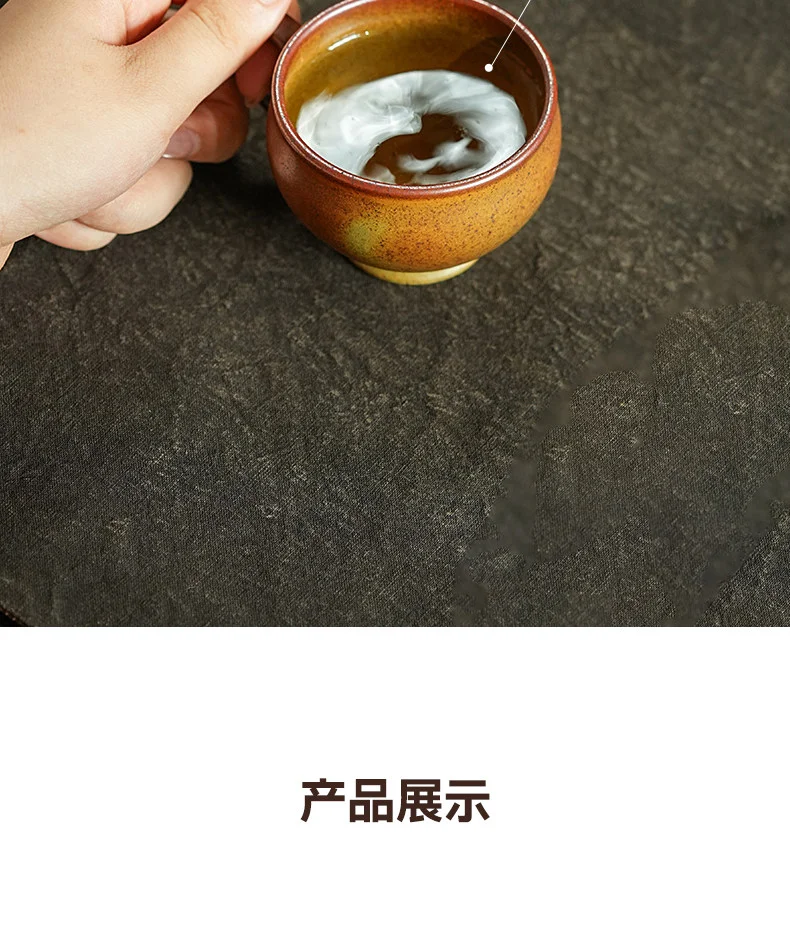 古悦堂手工紫砂茶杯带把个人专用主人杯女士咖啡杯办公室喝茶茶杯 详情图 15