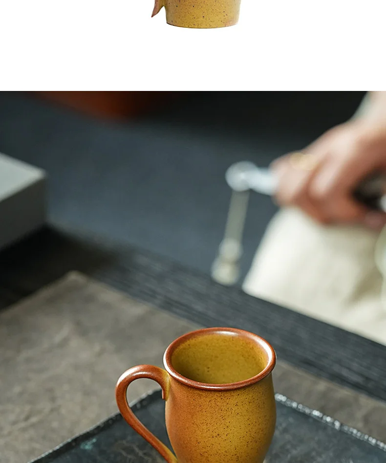 古悦堂手工紫砂茶杯女士个人专用茶具主人杯高档办公室喝茶咖啡杯 详情图 17