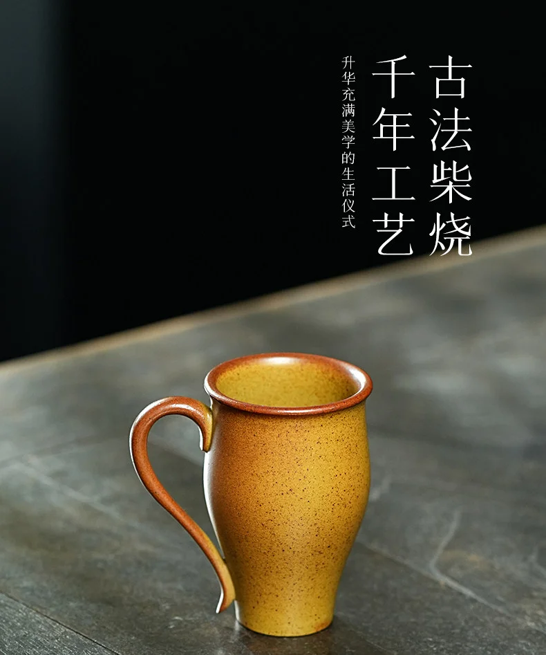 古悦堂手工紫砂茶杯女士个人专用茶具主人杯高档办公室喝茶咖啡杯 详情图 4