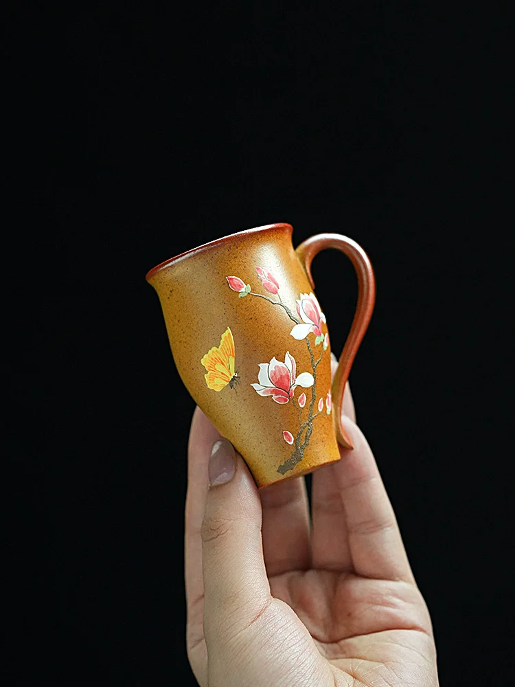 古悦堂手工紫砂茶杯女士个人专用茶具主人杯高档办公室喝茶咖啡杯 - 6