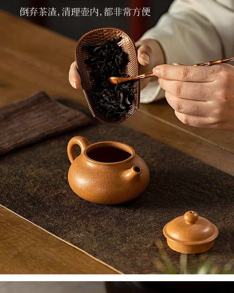 古悦堂 宜兴原矿紫砂壶纯全手工泡茶壶迷你正品茶具套装 段泥容天 详情图 11