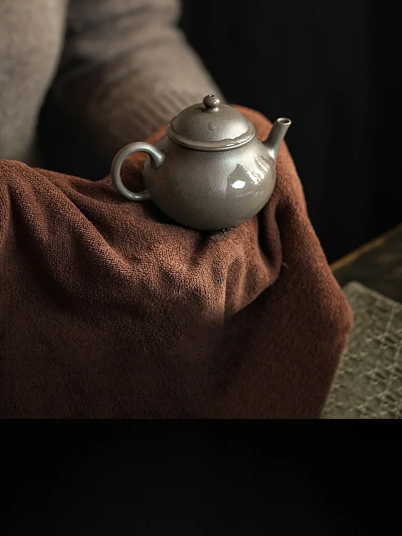 宜兴紫砂壶纯手工2026新款一人独饮功夫茶具泡茶专用壶蟹壳青潘壶 详情图 8