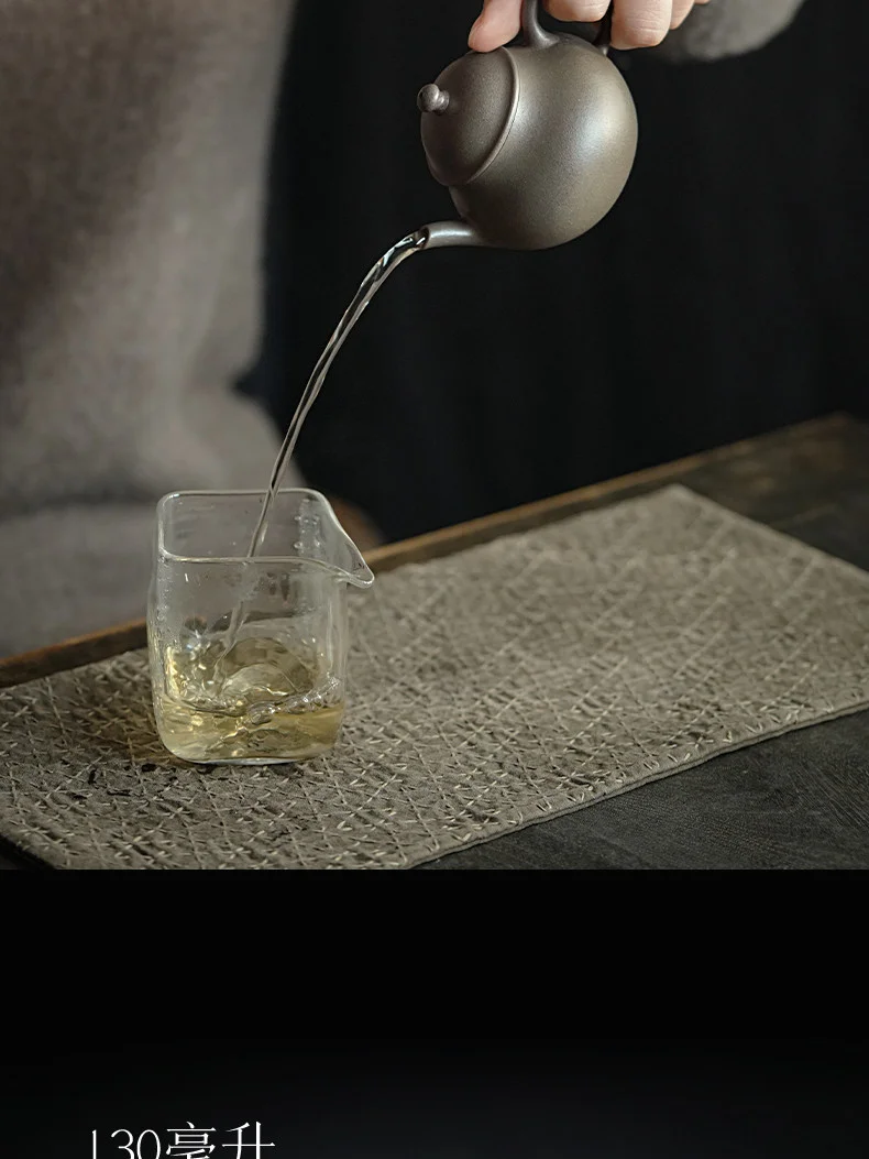 宜兴紫砂壶纯手工2026新款一人独饮功夫茶具泡茶专用壶蟹壳青潘壶 详情图 12