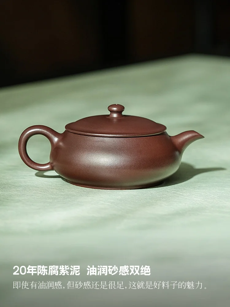 宜兴手工茶壶正品紫砂茶具一人用泡茶壶送客户商务伴手礼生日礼物 - 4