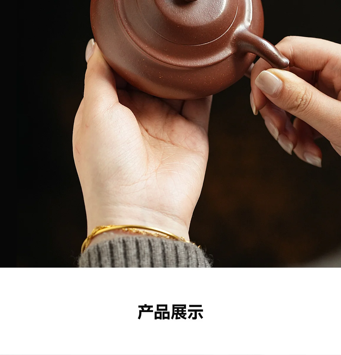 古悦堂宜兴原矿紫砂壶纯全手工底槽青功夫泡茶壶家用茶具线韵玉斗 详情图 21
