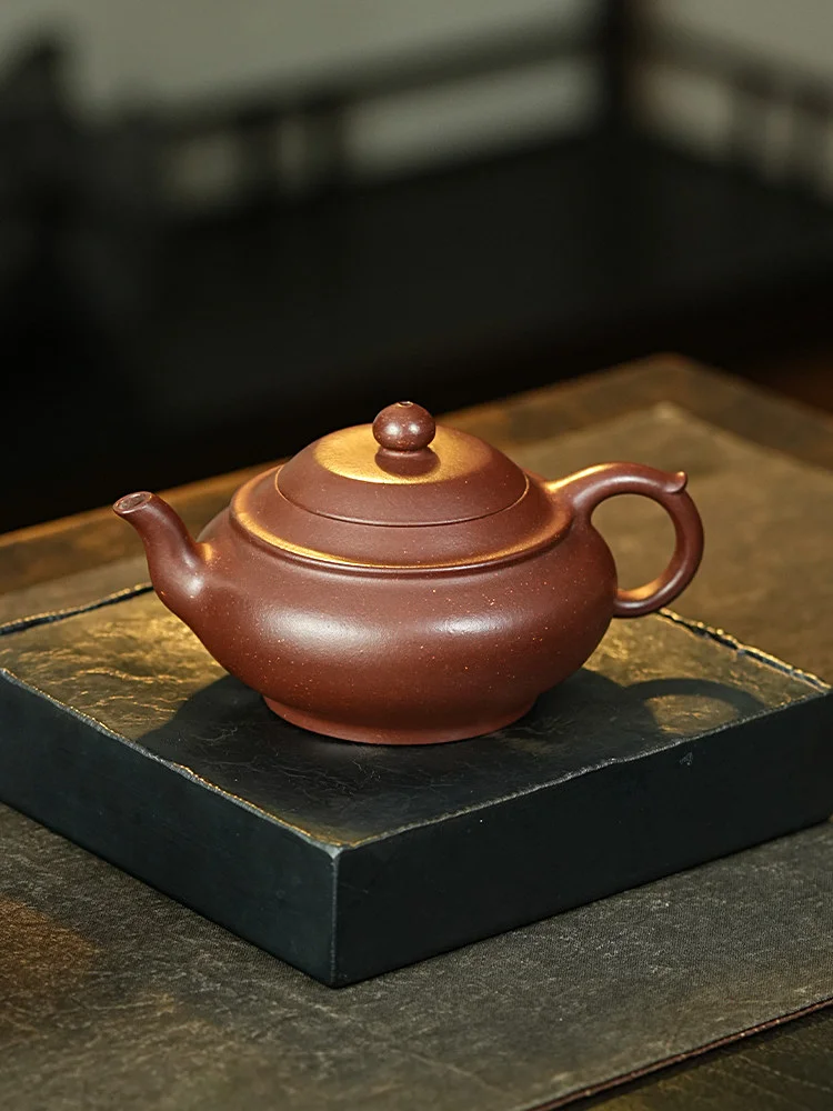 古悦堂宜兴原矿紫砂壶纯全手工底槽青功夫泡茶壶家用茶具线韵玉斗 - 6