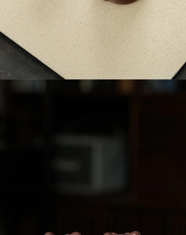 古悦堂 宜兴紫砂手工茶宠高档茶具摆件可养精品茶玩 紫泥对狮茶宠 详情图 18