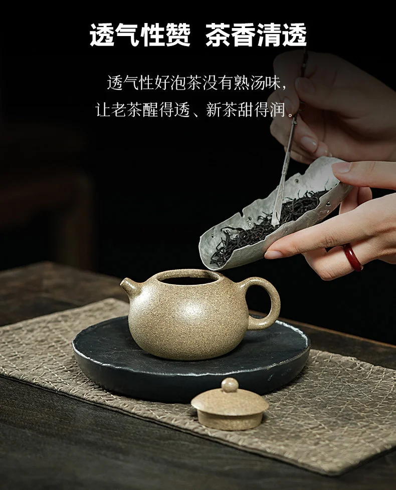 古悦堂纯手工个人专用泡茶紫砂壶新款功夫茶家用小茶壶豆蔻西施壶 详情图 6